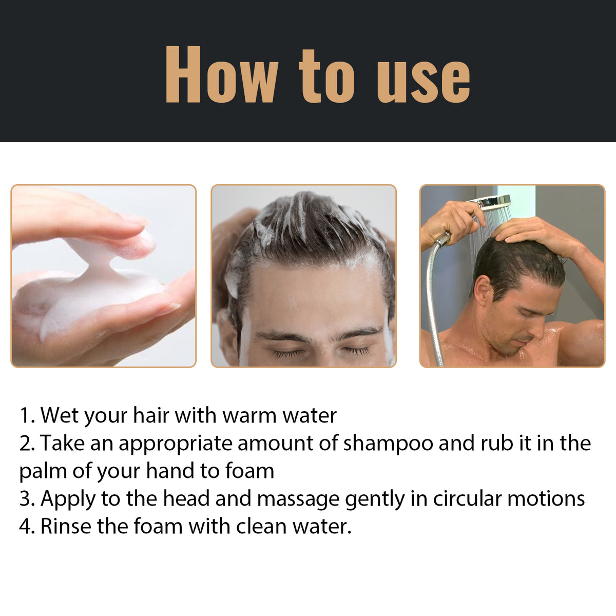 Hair Conditioner, Anti-Loss Hair Dense And Fluffy Hair Supple Strong Repair Shampoo