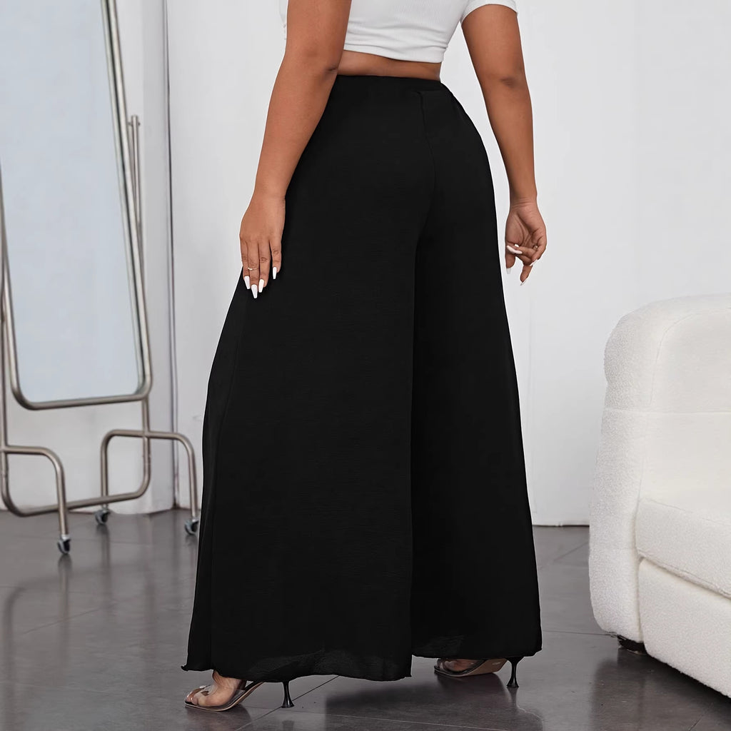 New Fashion Casual Loose Plus Size Women's Pants for Summer Long Trousers
