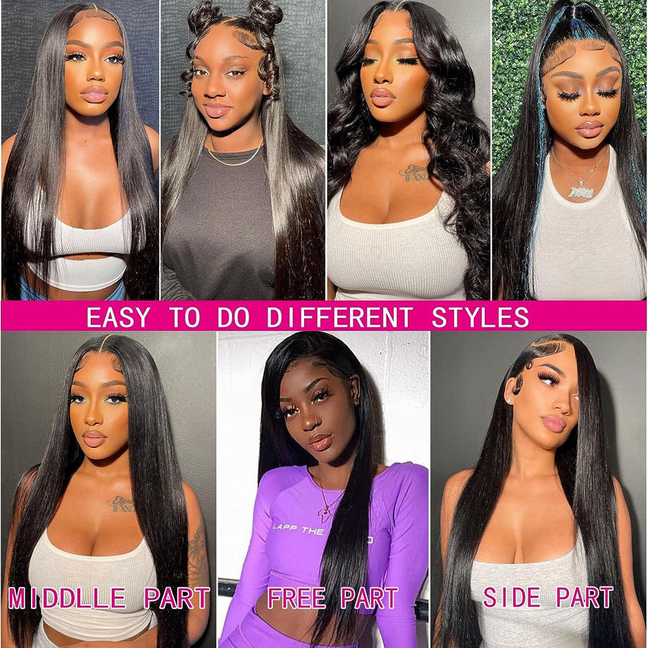 Glueless Wear & Go Straight Human Hair Wig