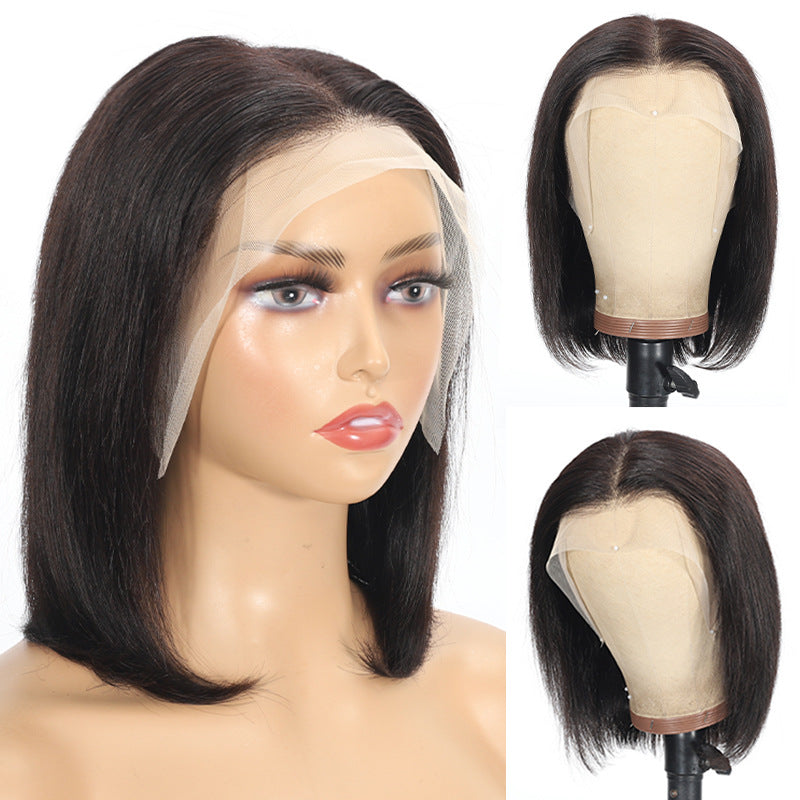 13x4 Lace Front Straight Bob Wig