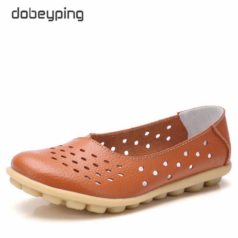 New Beanie Hole Women's Shoes Maternity Shoes Plus Size Mother Shoes Casual Women's Flat Shoes