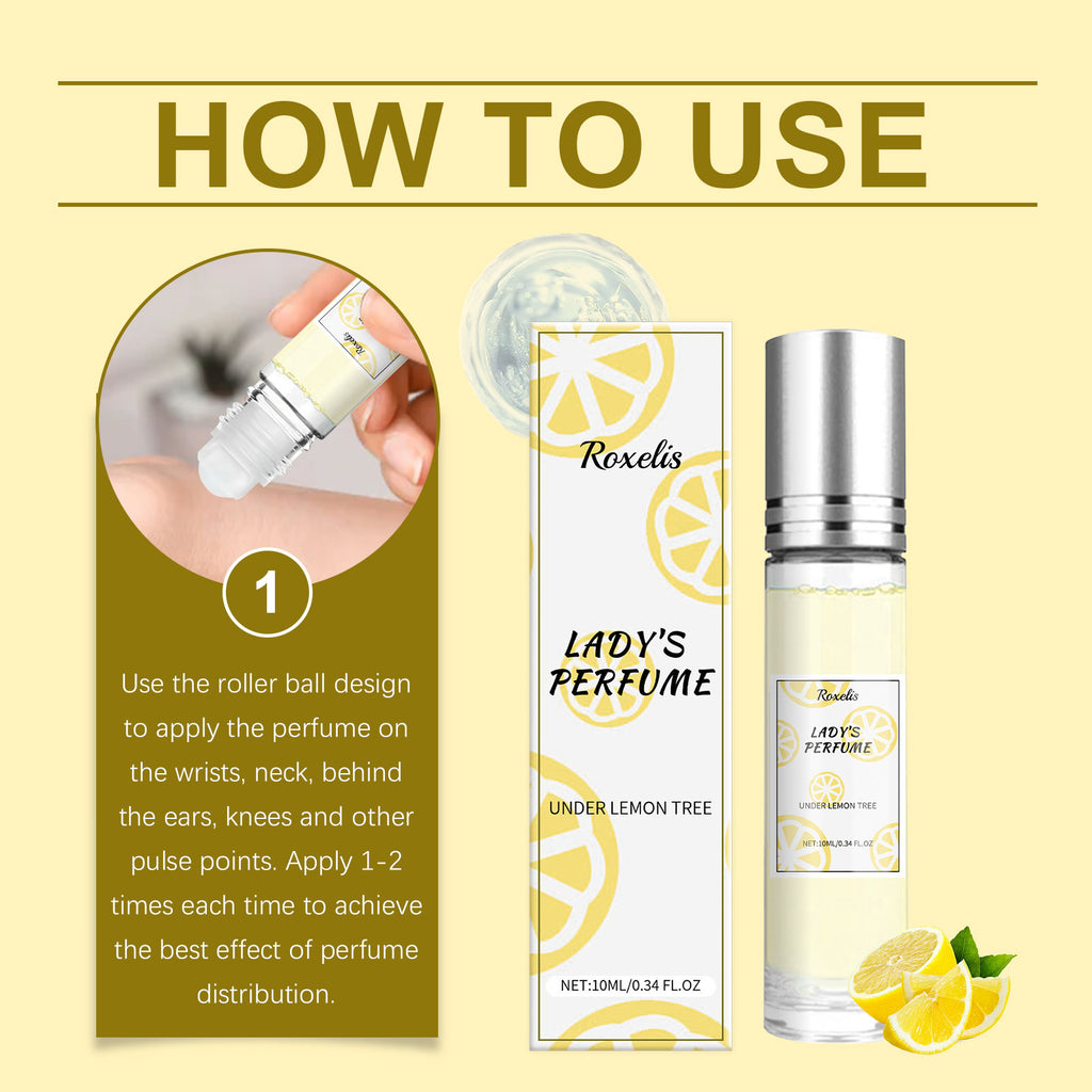 Lemon Fresh Yellow Perfume, Fresh Light Charming Charm Perfume Pheromone Fragrance Small Fruit Scent Perfume
