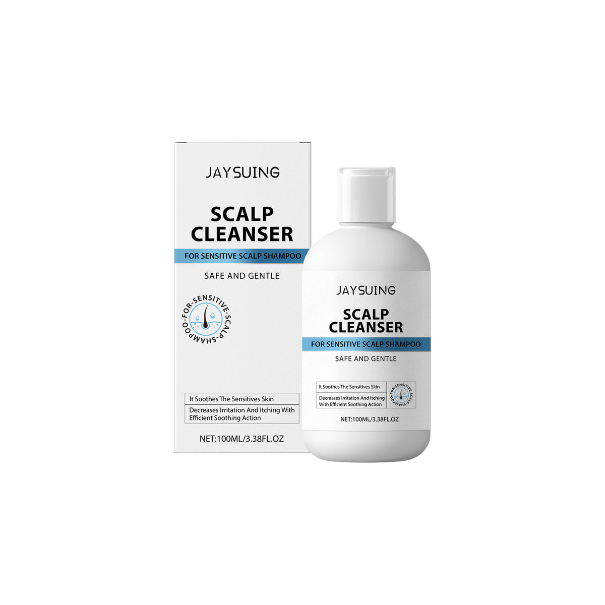 Scalp Shampoo Gentle Clean Moisturizing Hydrating Repair Soft Hair Shampoo