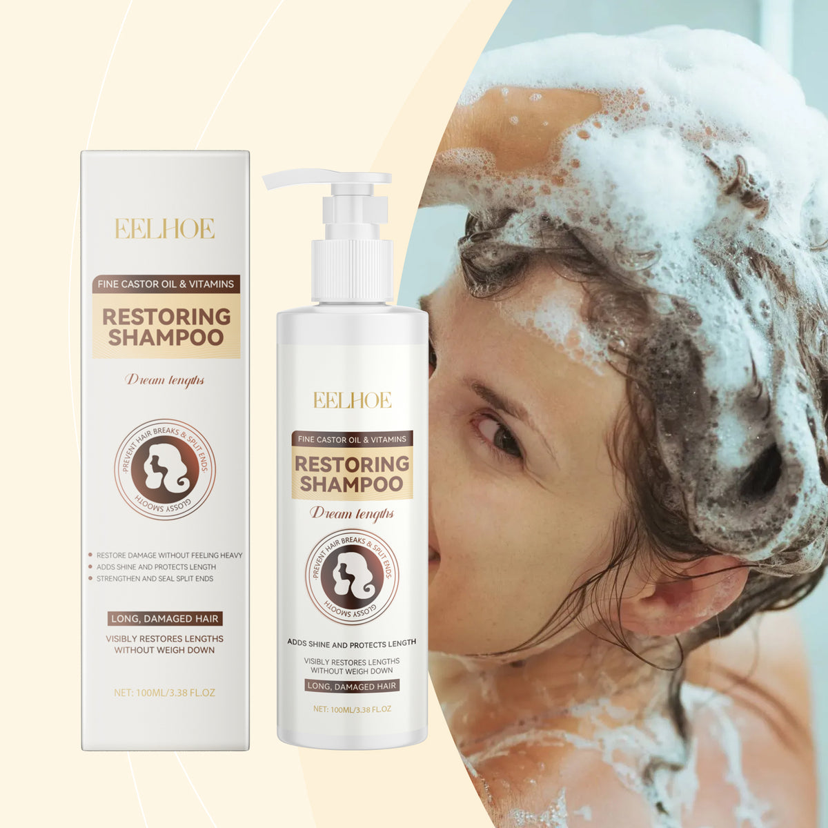 Thermal Protection Repair Shampoo Nourishes And Restores Dry And Irritated Hair Smooth And Glossy Oil Control Shampoo