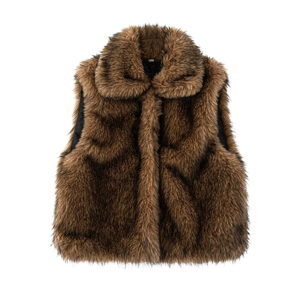 Artificial fur vest