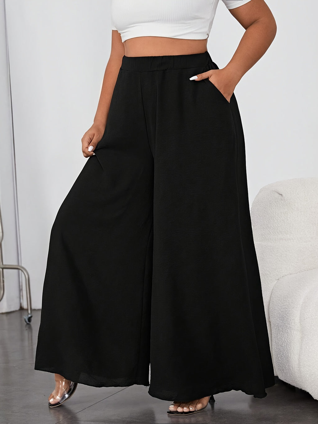 New Fashion Casual Loose Plus Size Women's Pants for Summer Long Trousers