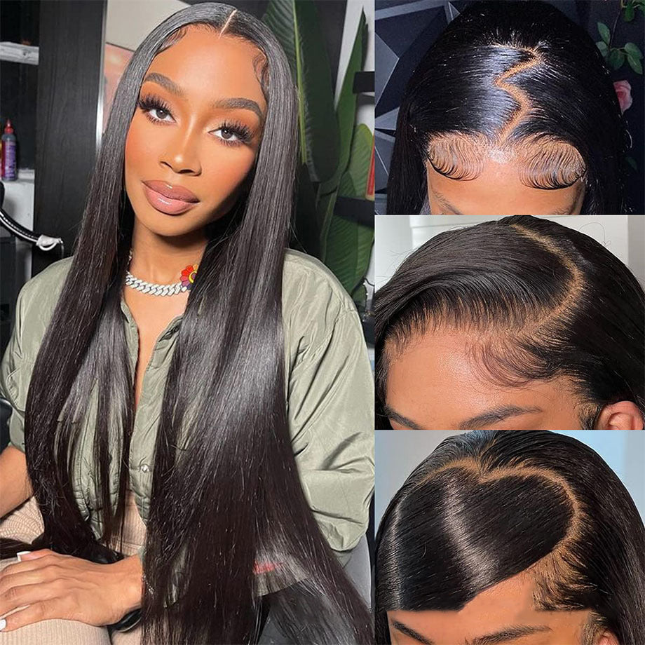 Glueless Wear & Go Straight Human Hair Wig