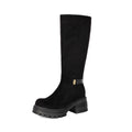 Chunky Heel Over-the-Knee Boots