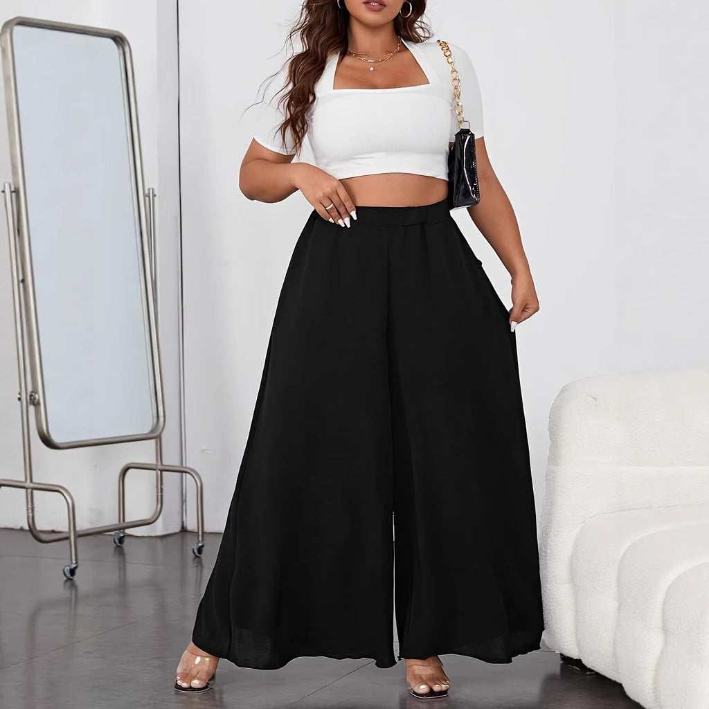New Fashion Casual Loose Plus Size Women's Pants for Summer Long Trousers
