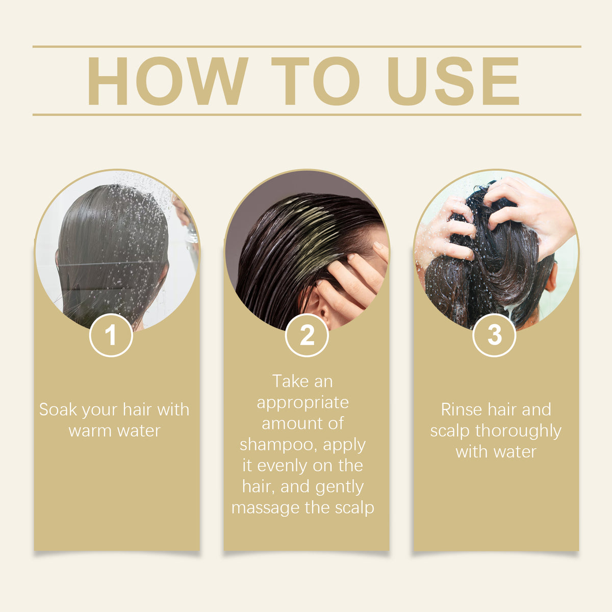 Rosemary Ginger Shampoo, Deep Cleaning Repair Dry Hair, Soft And Strong Hair Care Shampoo