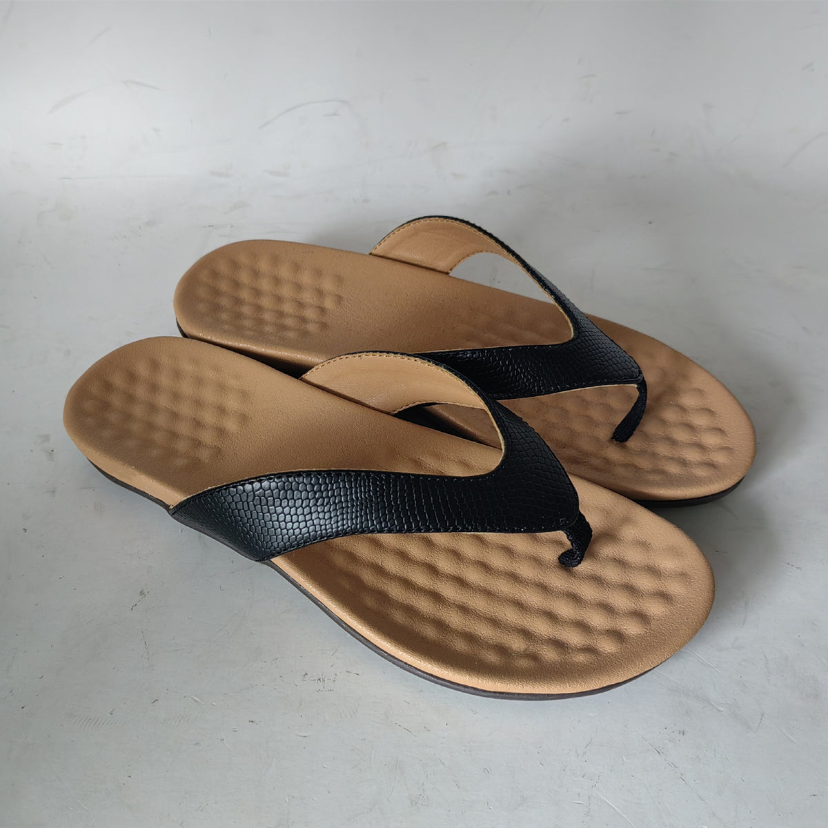 Herringbone Flat Sandals