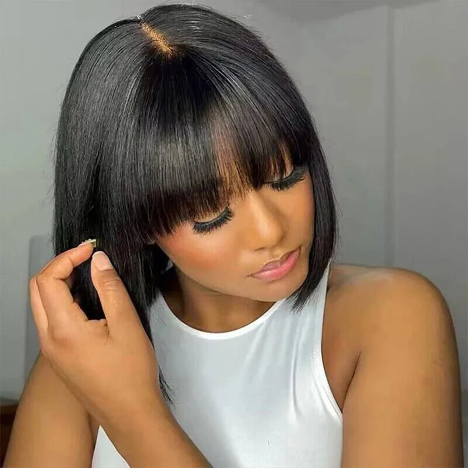 3x1 HD Lace Bone Straight Bob Wig