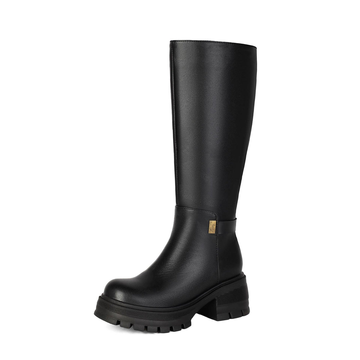 Chunky Heel Over-the-Knee Boots