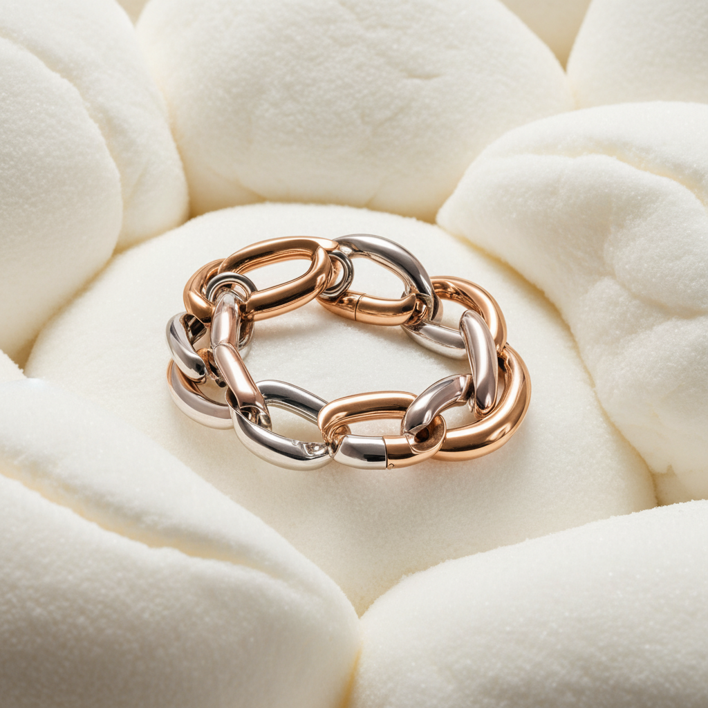 Signature Two Tone Ladies Bracelet
